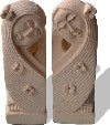 Steinfigurenpaar "Das Herz"
