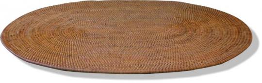 Handgeflochtenes ovales Tischset aus Ate-Ate, klassisches Design für stilvolle Tischdekoration und hitzebeständige Unterlage.