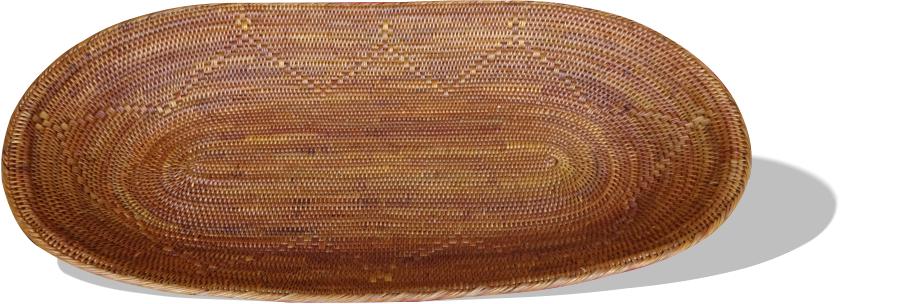 Maxi Brotkorb mit feinem eingewebtem Muster